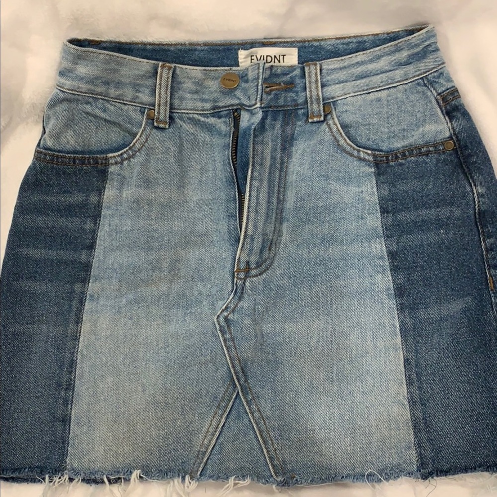 jean skirt!
